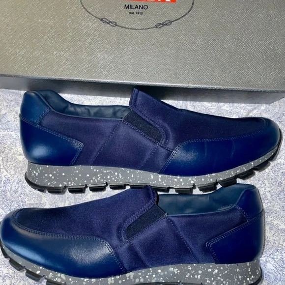 Prada slip on sneaker